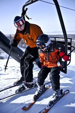 nauka jazdy na nartach